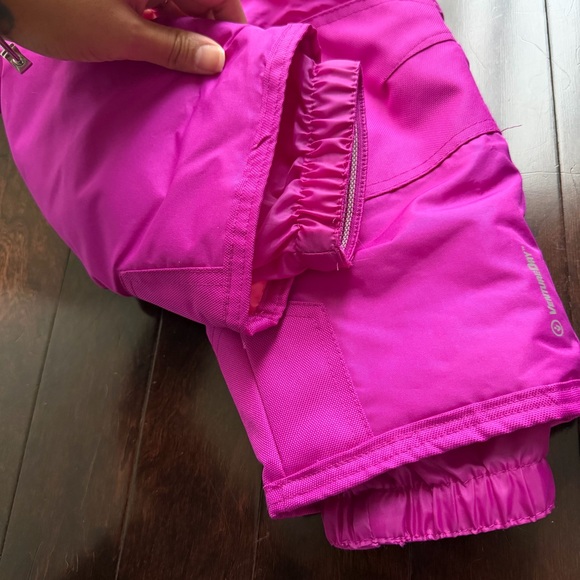 Champion NWOT Toddler Girls Snow Bib Overalls Size 18 Months Pink Purple - Picture 4 of 7